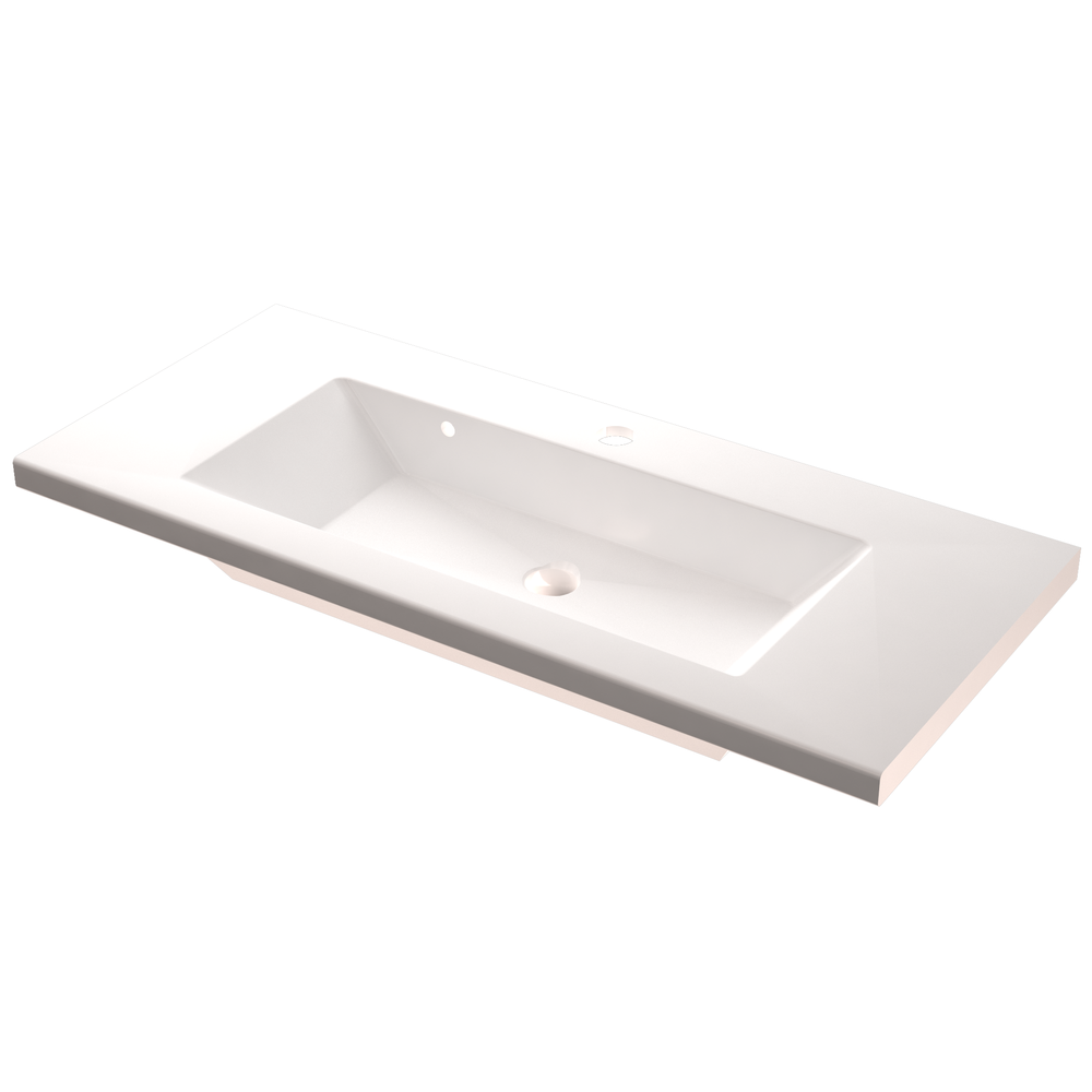 Håndvask model Prisma helstøbt dybde 36 cm